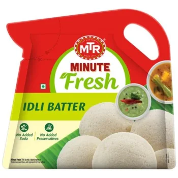 MTR FOODS Minute Fresh Idli Batter - ConviPack No Added Soda Preservatives Flavours Or Colours Authentic Taste 750 g