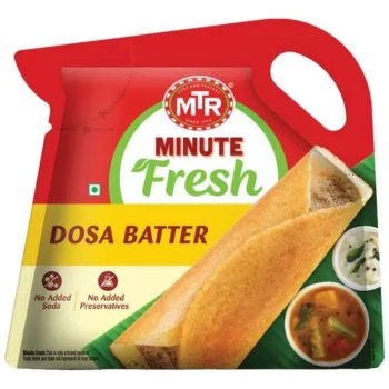 MTR FOODS Minute Fresh Dosa Batter - No Added Preservatives Soda, Colours Or Flavours Authentic Taste 850 g